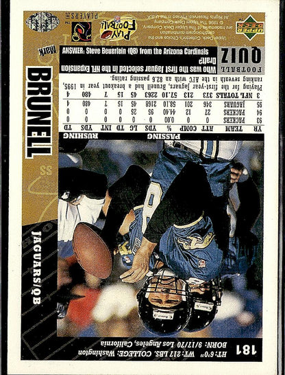 1996 Collector's Choice #181 Mark Brunell