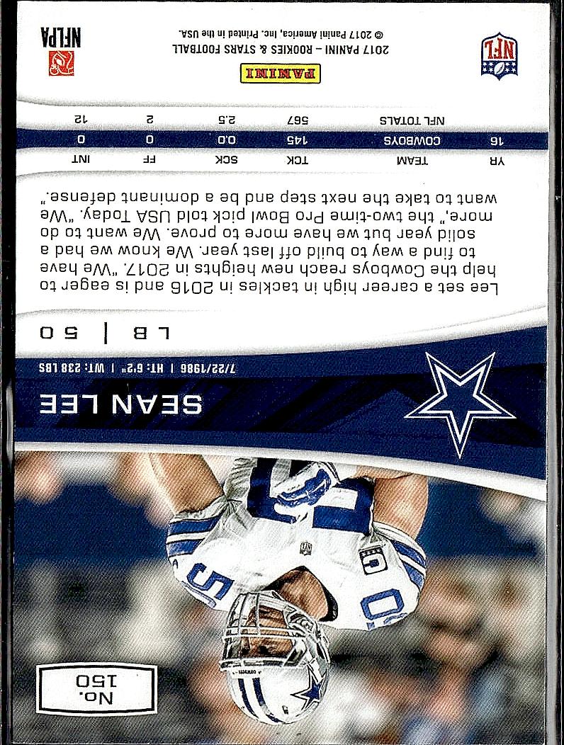 2017 Panini Rookies & Stars #150 Sean Lee