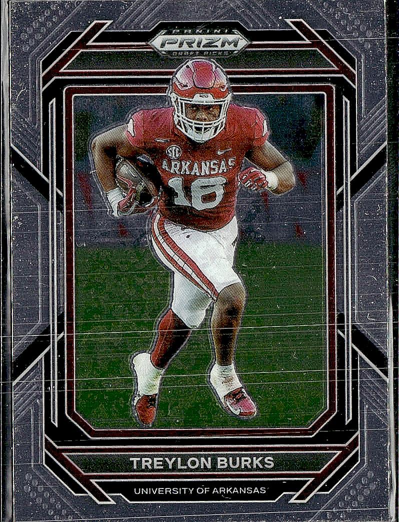 2023 Panini Prizm Draft Picks #98 Treylon Burks