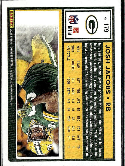 2025 Donruss #179 Josh Jacobs