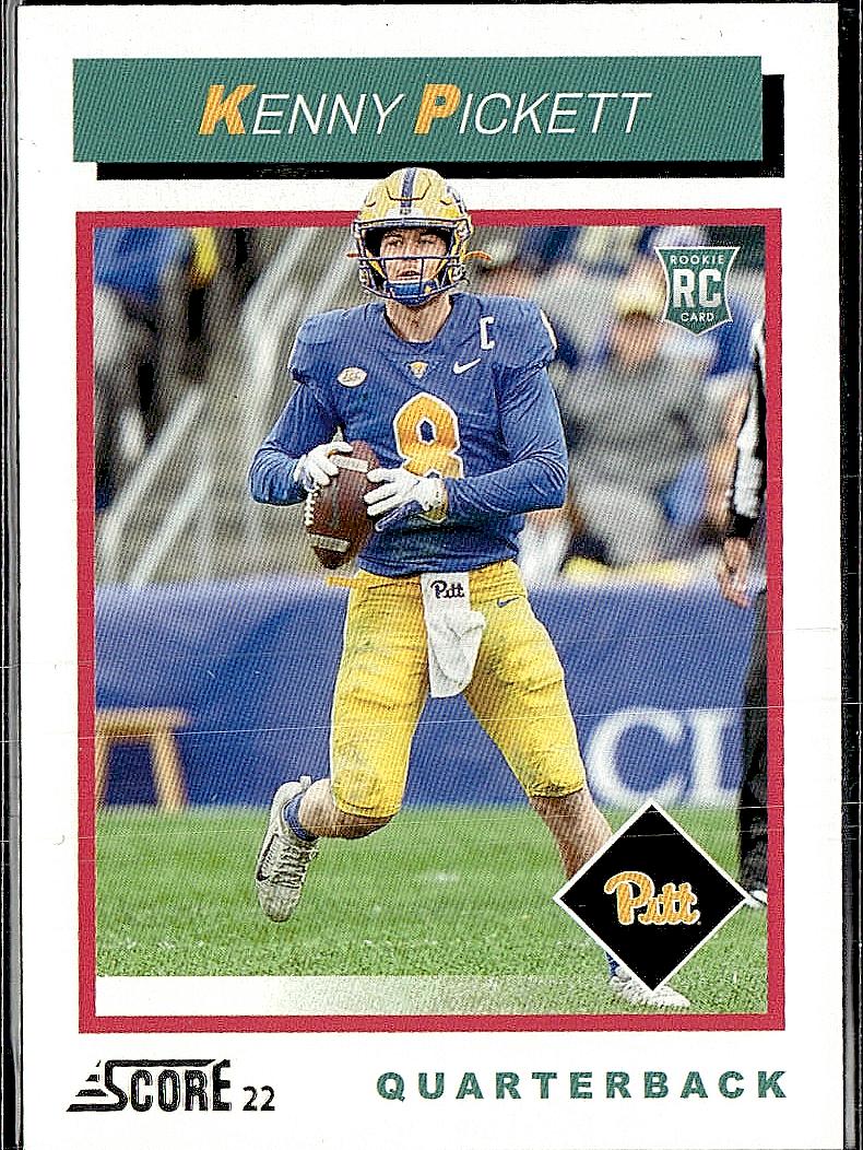2022 Score #TB1 Kenny Pickett 1992 Throwback Rookie