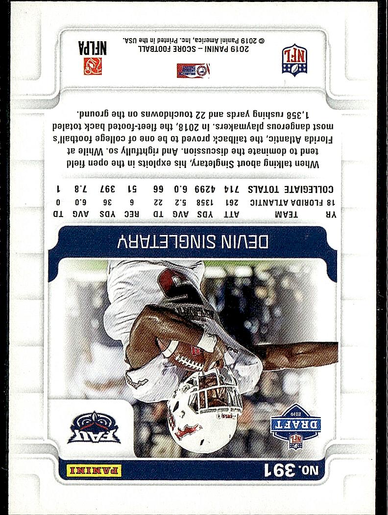 2019 Score #391 Devin Singletary