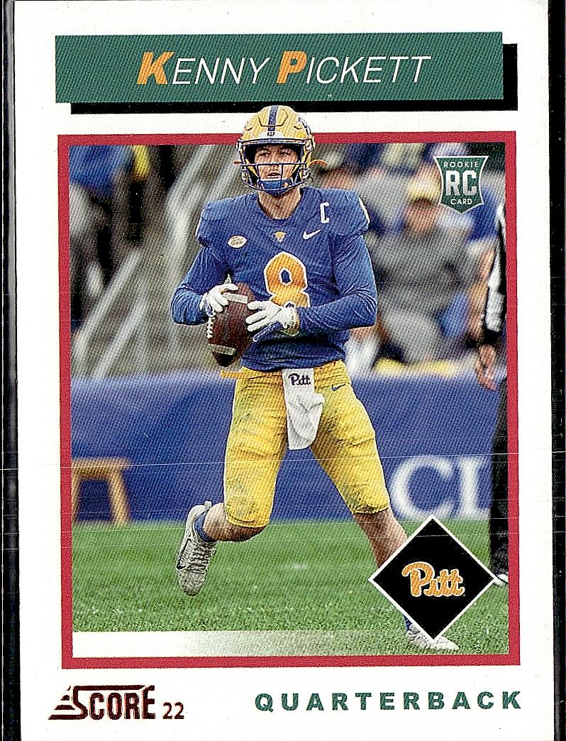 2022 Score #TB1 Kenny Pickett 1992 Throwback Rookie