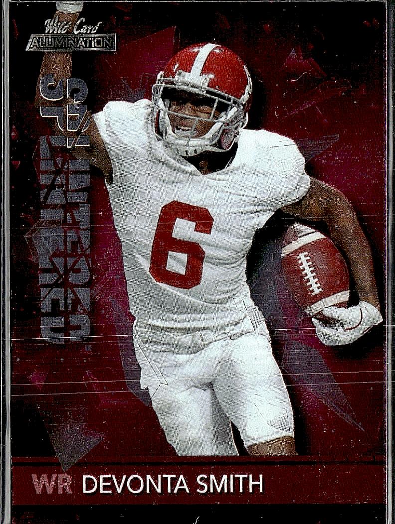 2021 Wild Card Alumination #SP-16 Devonta Smith Splintered Orange