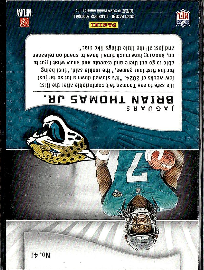 2024 Panini Illusions #41 Brian Thomas Jr. Retail