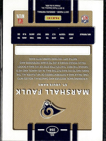 2017 Donruss #258 Marshall Faulk
