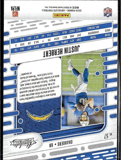 2024 Panini Absolute #57 Justin Herbert Retail