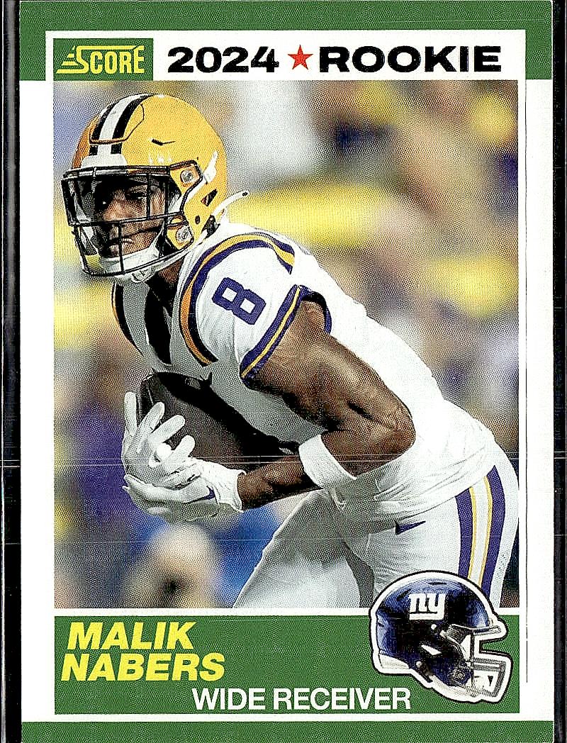 2024 Score #5 Malik Nabers 35th Anniversary Rookies