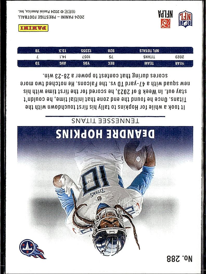 2024 Panini Prestige #288 DeAndre Hopkins