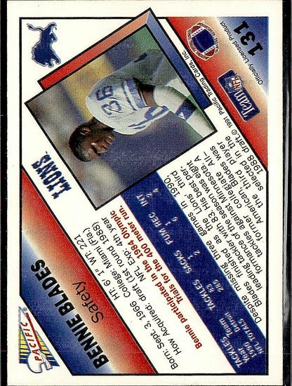1991 Pacific #131 Bennie Blades