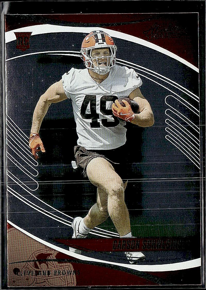 2025 Panini Absolute #112 Carson Schwesinger Black