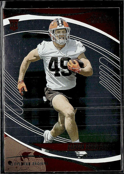 2025 Panini Absolute #112 Carson Schwesinger Black