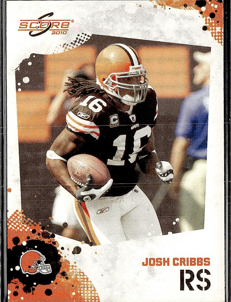 2010 Score #70 Josh Cribbs Scorecard #/499