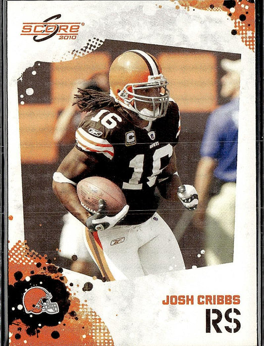 2010 Score #70 Josh Cribbs Scorecard #/499