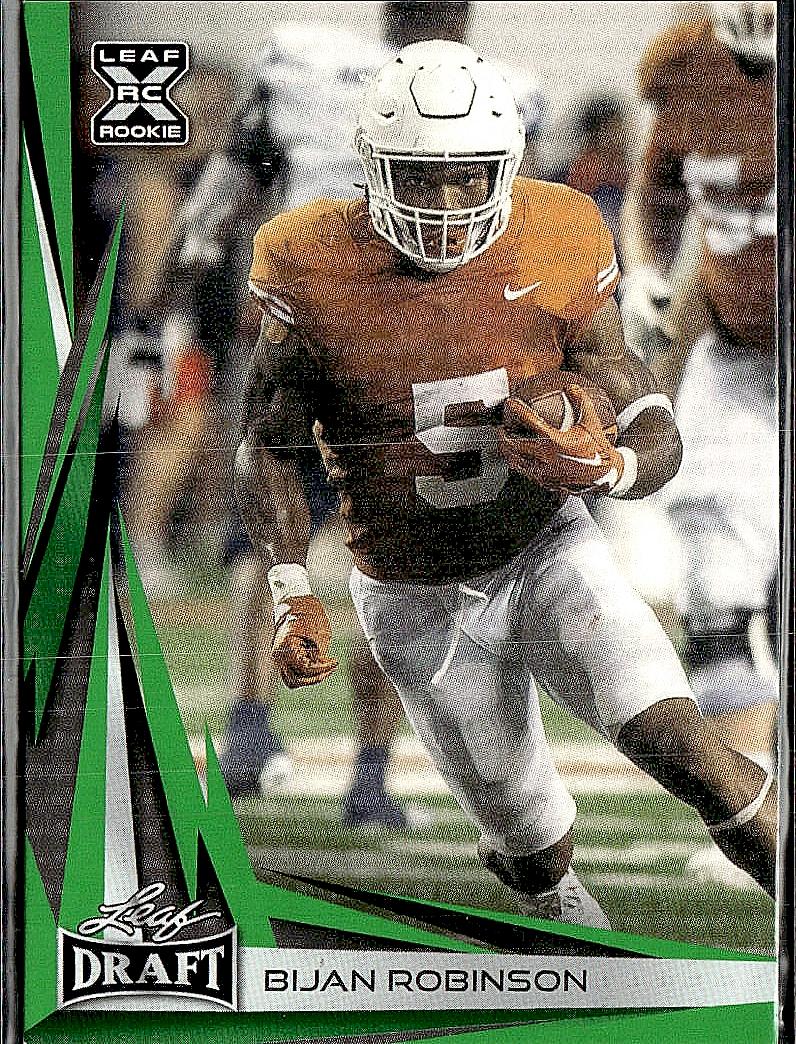 2023 Leaf Draft #B2-6 Bijan Robinson Base V2 Green