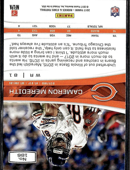 2017 Panini Rookies & Stars #186 Cameron Meredith