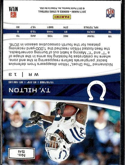 2017 Panini Rookies & Stars #54 T.Y. Hilton
