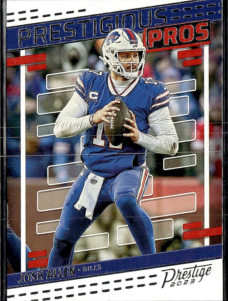 2023 Panini Prestige #PP-25 Josh Allen Prestigious Pros