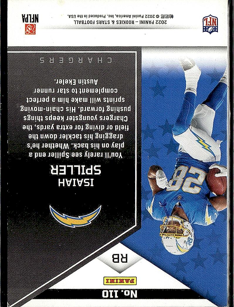 2022 Panini Rookies & Stars #110 Isaiah Spiller Red