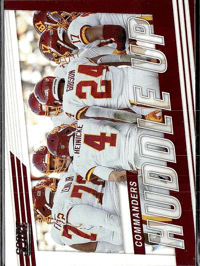 2022 Score #HU-WAS Washington Commanders Huddle Up