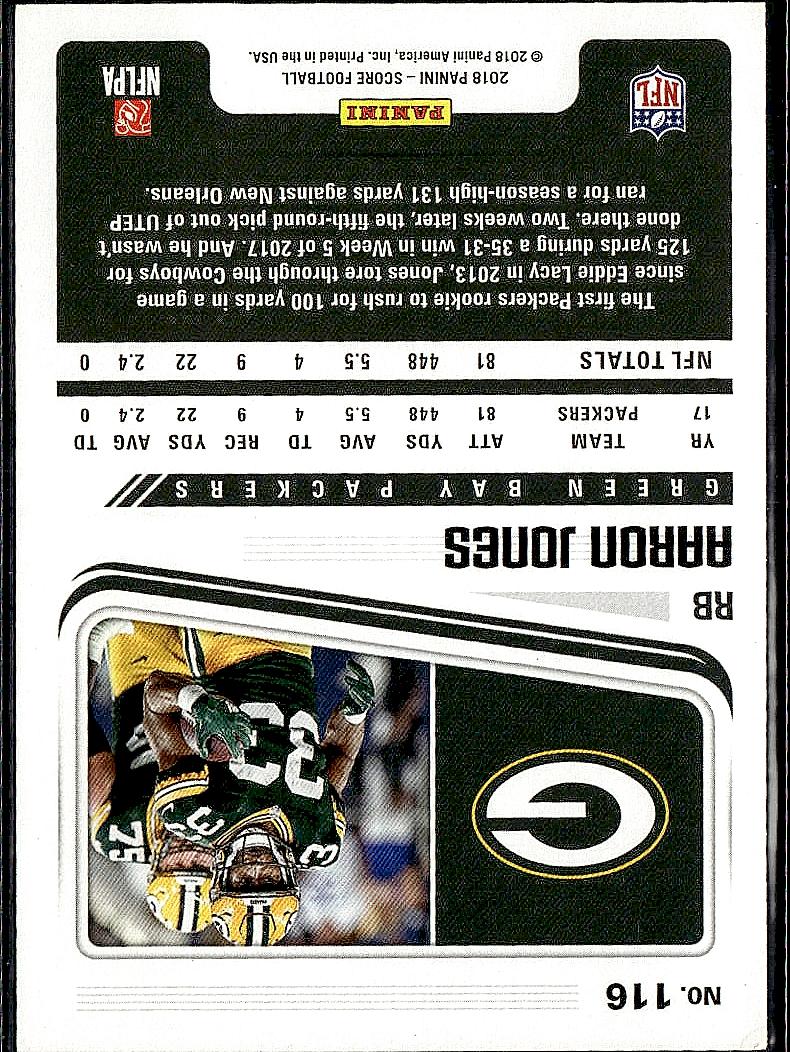 2018 Score #116 Aaron Jones