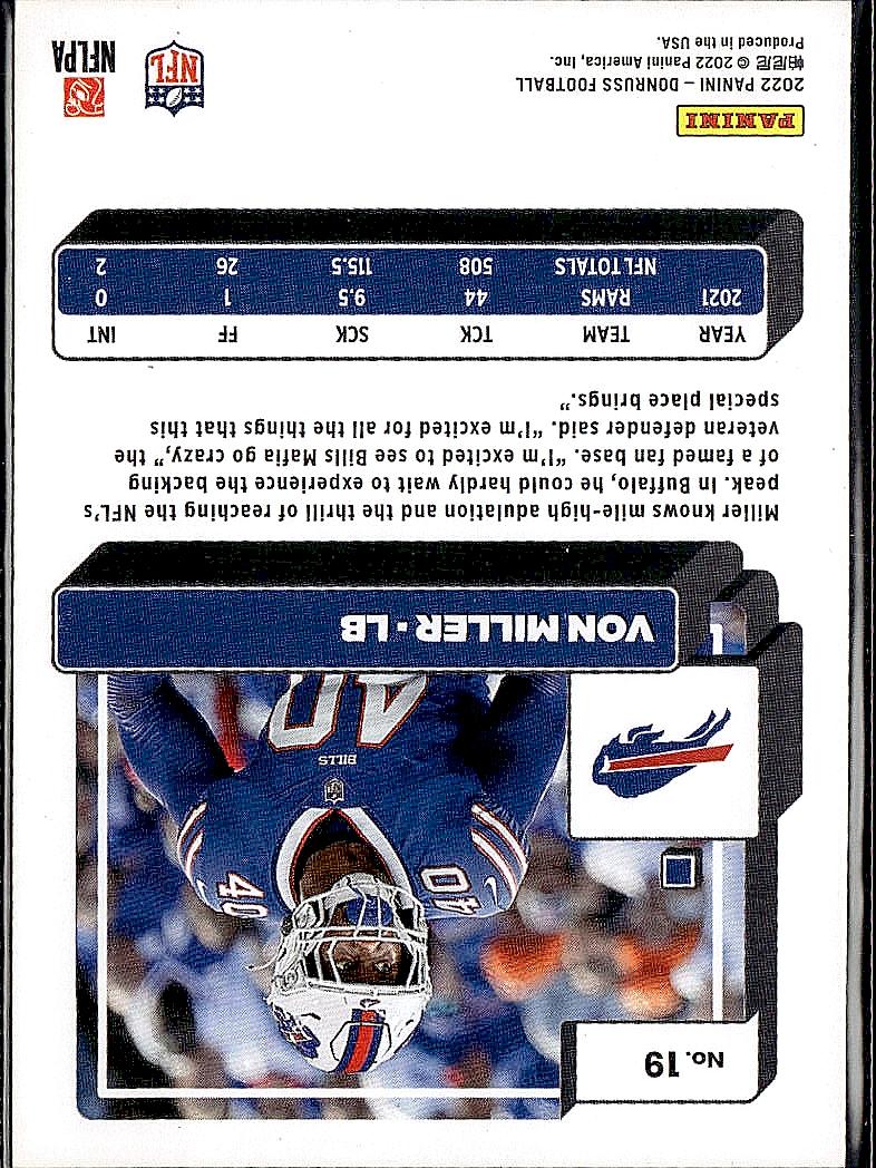 2022 Donruss #19 Von Miller