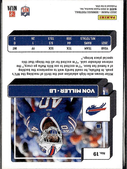 2022 Donruss #19 Von Miller