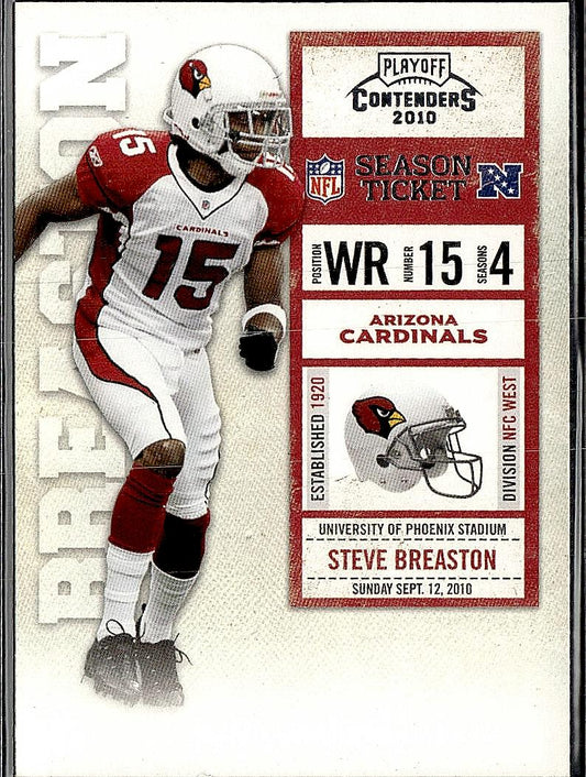 2010 Playoff Contenders #002 Steve Breaston