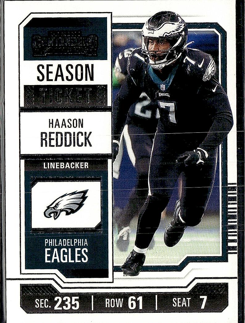 2023 Panini Contenders #80 Haason Reddick Season Ticket Retail
