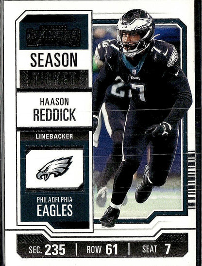 2023 Panini Contenders #80 Haason Reddick Season Ticket Retail