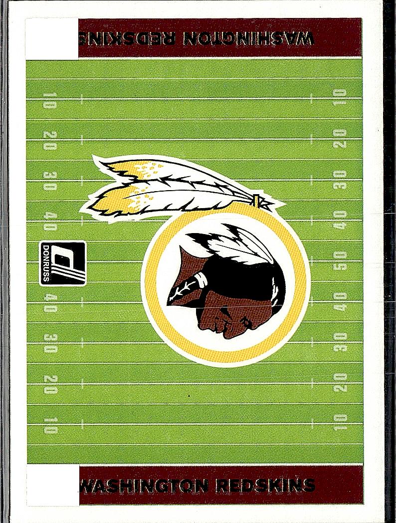 2019 Donruss #TP-13 Redskins Team Logo Team Pride Vertical