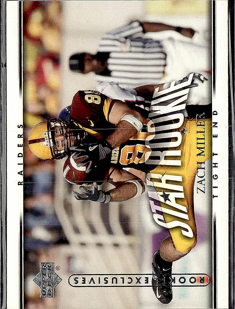 2007 Upper Deck #248 Zach Miller Rookie Exclusives Star Rookies