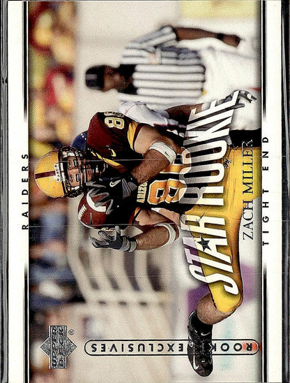 2007 Upper Deck #248 Zach Miller Rookie Exclusives Star Rookies