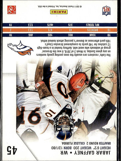 2011 Panini Rookies & Stars #45 Jabar Gaffney