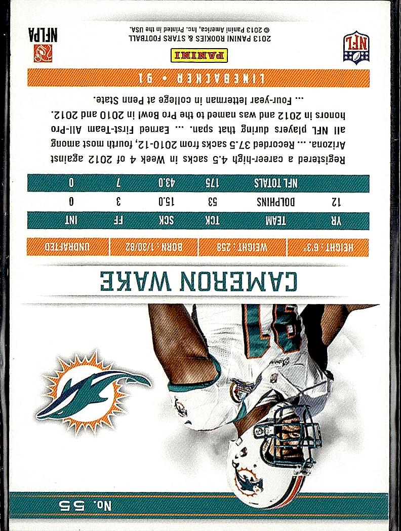 2013 Panini Rookies & Stars #55 Cameron Wake