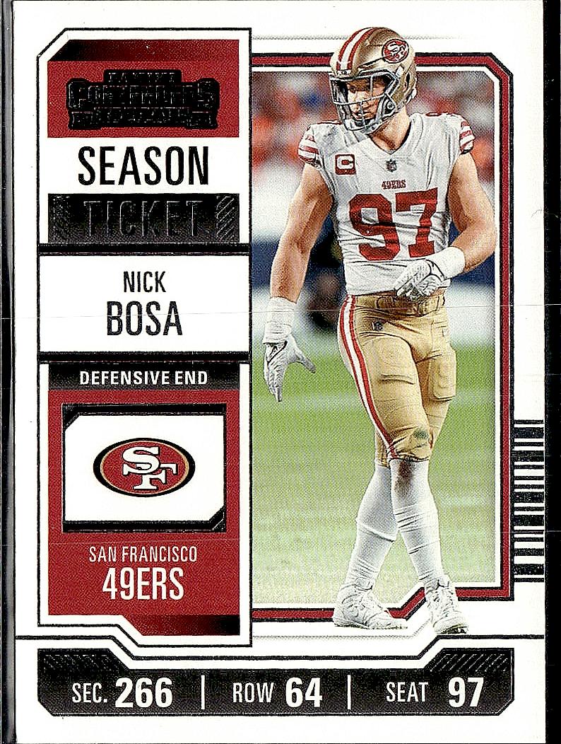 2023 Panini Contenders #88 Nick Bosa