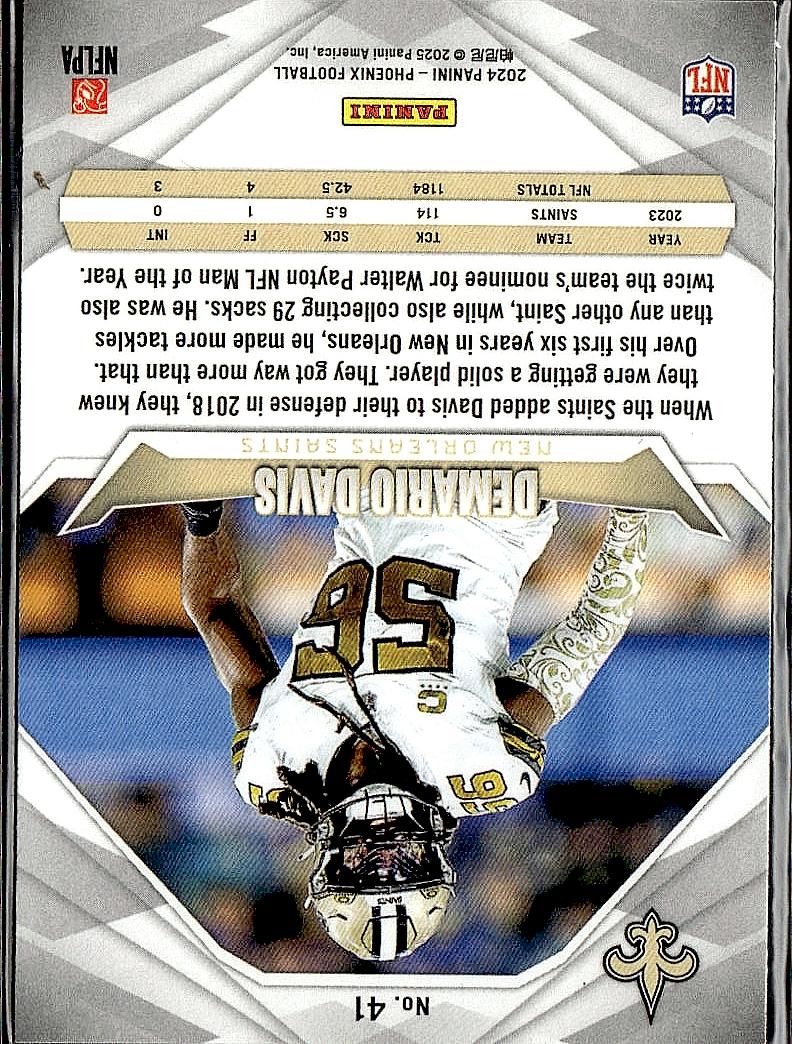 2024 Panini Phoenix #41 Demario Davis