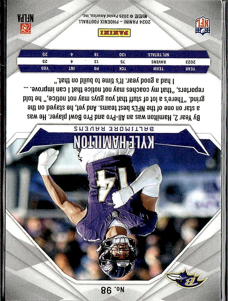 2024 Panini Phoenix #98 Kyle Hamilton