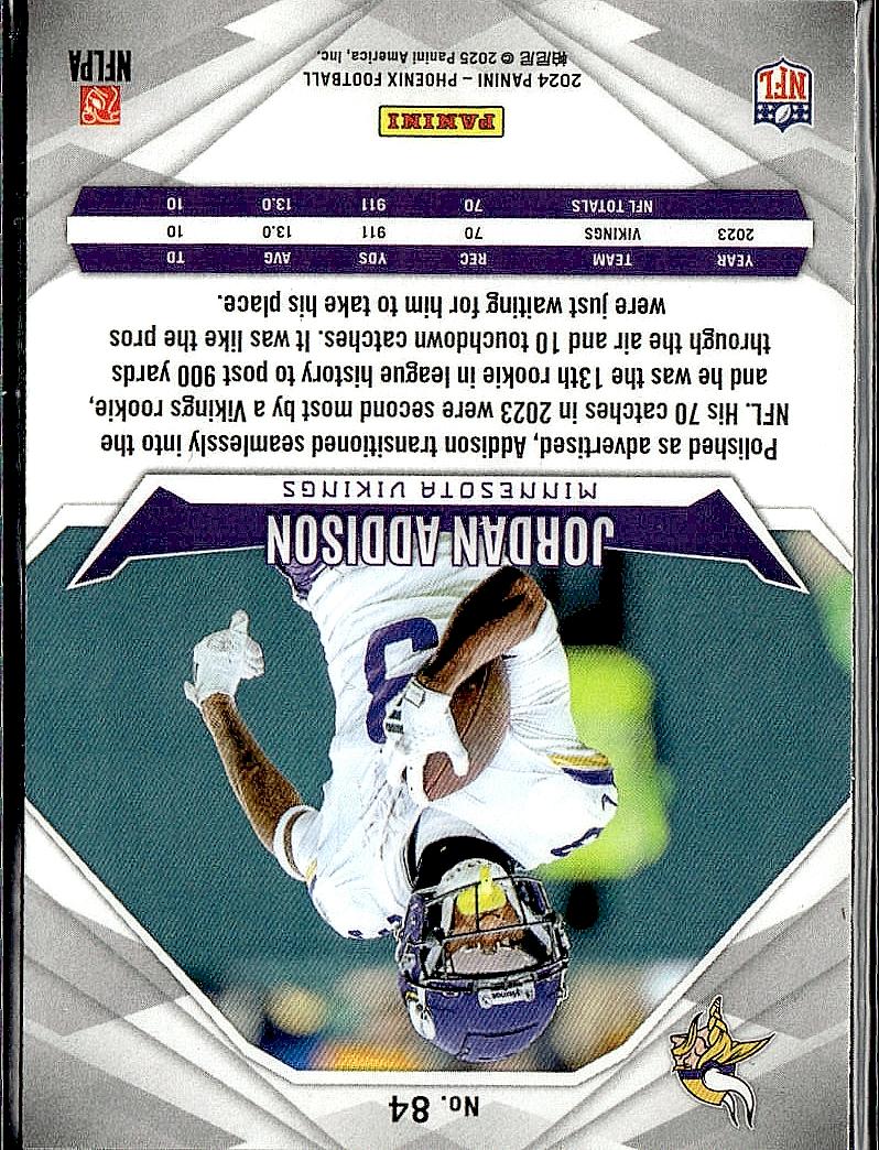 2024 Panini Phoenix #84 Jordan Addison