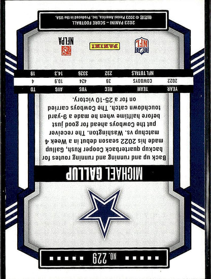 2023 Score #229 Michael Gallup