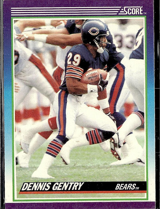 1990 Score #162 Dennis Gentry