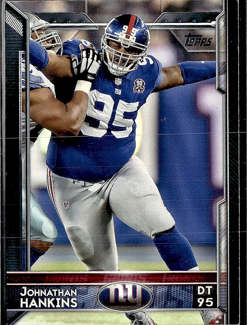 2015 Topps #117 Johnathan Hankins 60th Anniversary
