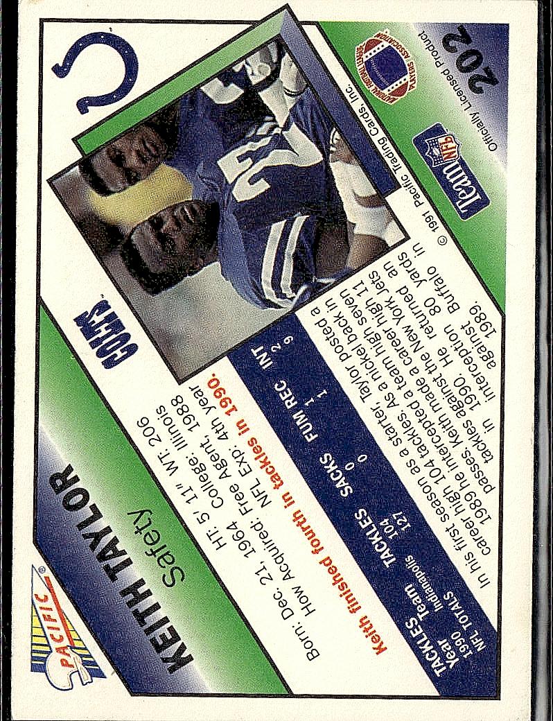 1991 Pacific #202 Keith Taylor