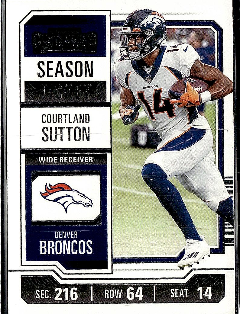 2023 Panini Contenders #30 Courtland Sutton