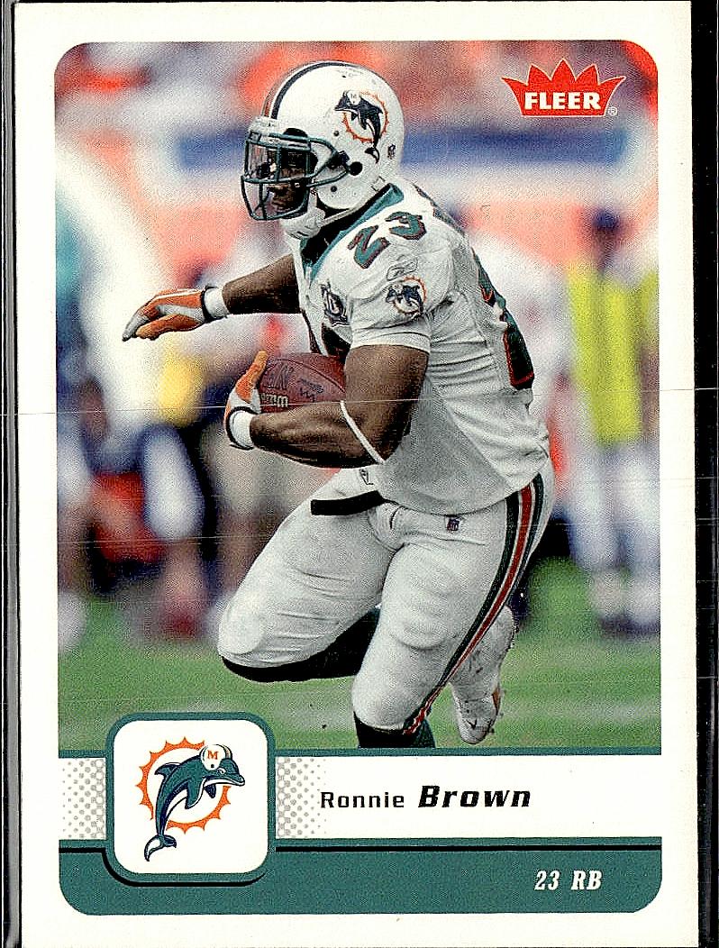 2006 Fleer #51 Ronnie Brown Silver