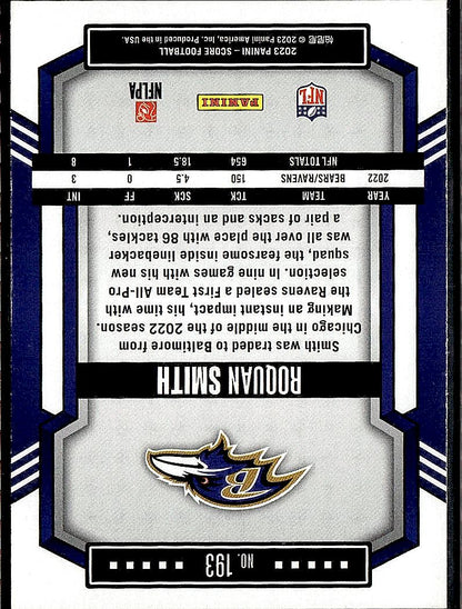 2023 Score #193 Roquan Smith