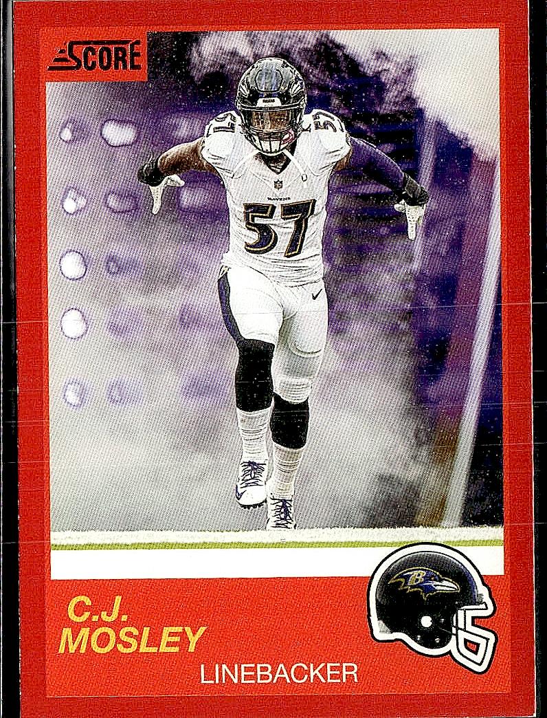 2019 Score #87 C.J. Mosley Purple