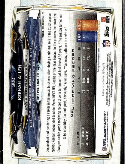 2014 Topps #300 Keenan Allen