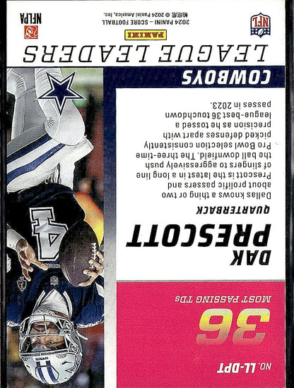 2024 Score #LL-DPT Dak Prescott League Leaders