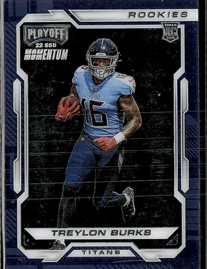 2022 Panini Chronicles #PMR-12 Treylon Burks Playoff Momentum Rookies